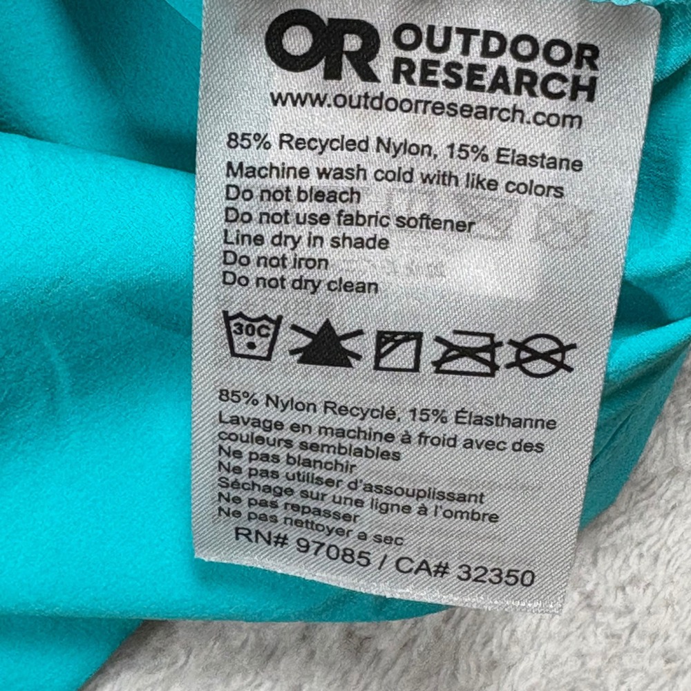 Outdoor Research Astroman Air Sun Hoodie Cortez Blue Mens Medium  UPF 30 - Picture 9 of 10